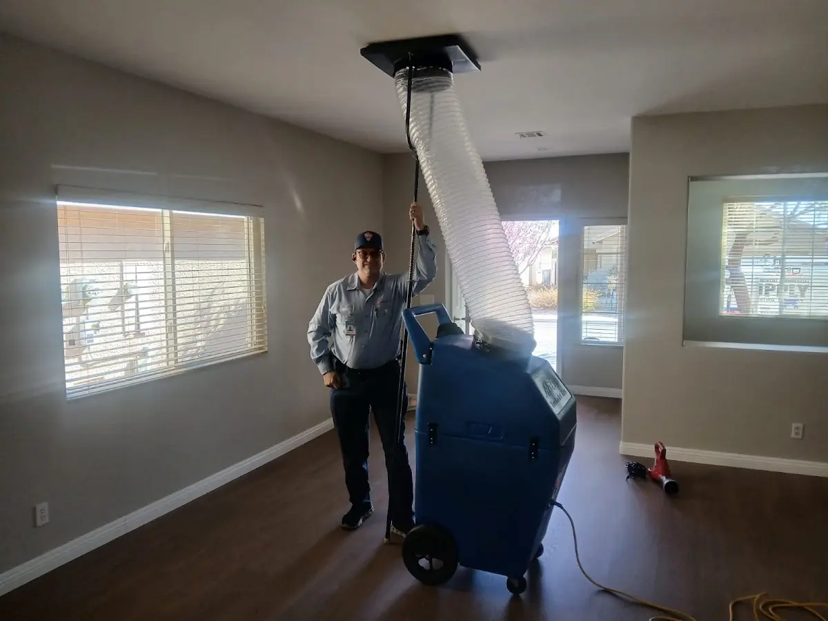 Professional Dryer Vent Cleaning work inside a The Woodlands home